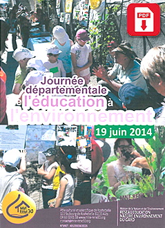 Tract page 2 annonce pour la journée départementale de l'éducation à l'environnement