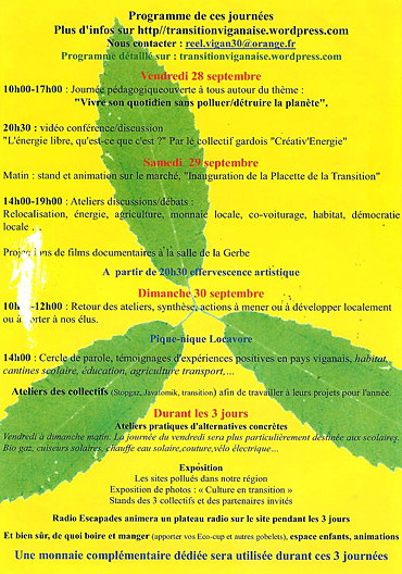Tract verso de l'événement Reel